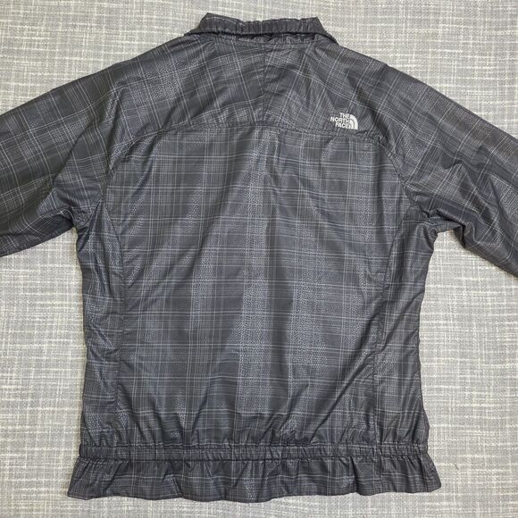 THE NORTH FACE Penelope Windbreaker Jacket Dark Blue Plaid Women’s S/M SEE DESC - Picture 10 of 12
